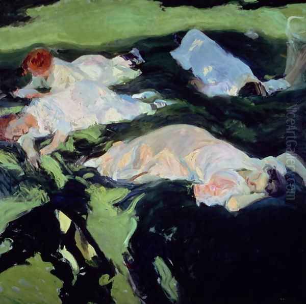 The Siesta, 1911 Oil Painting by Joaquin Sorolla Y Bastida