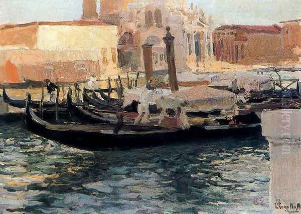 La Salute, Venecia Oil Painting by Joaquin Sorolla Y Bastida