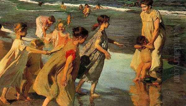 Été Oil Painting by Joaquin Sorolla Y Bastida