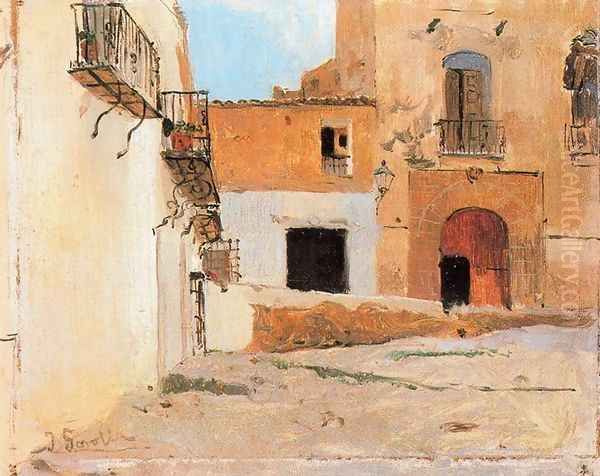 Square of Valencia Oil Painting by Joaquin Sorolla Y Bastida