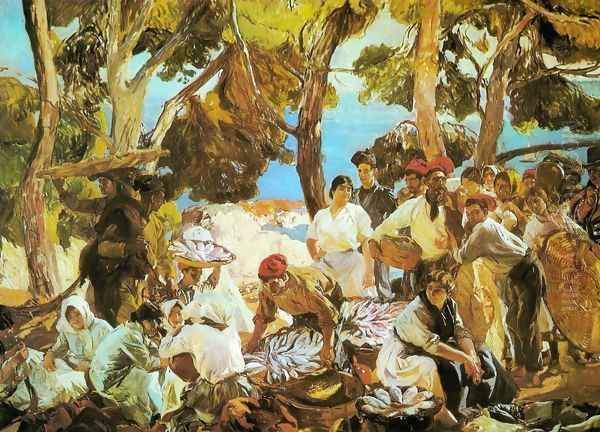 The Fish (Catalonia) Oil Painting by Joaquin Sorolla Y Bastida