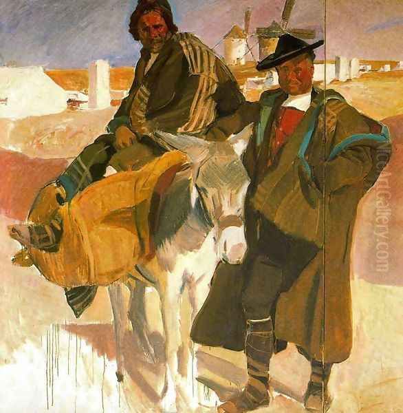 Types of La Mancha Oil Painting by Joaquin Sorolla Y Bastida