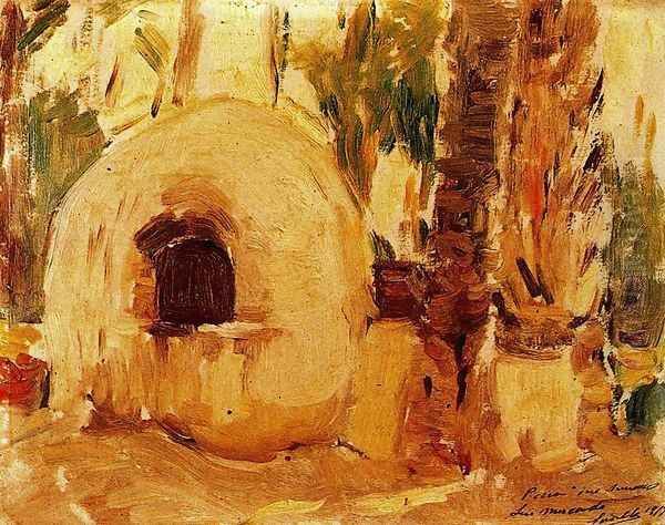 Furnace of Elche palm Oil Painting by Joaquin Sorolla Y Bastida