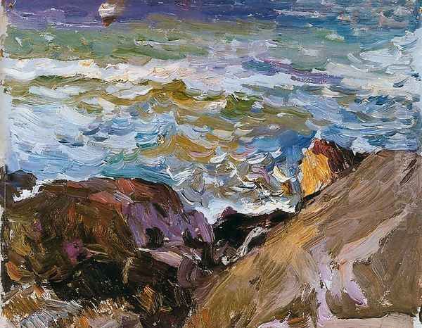 Sea of Ibiza Oil Painting by Joaquin Sorolla Y Bastida