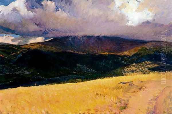 Storm on Peñalara, Segovia Oil Painting by Joaquin Sorolla Y Bastida