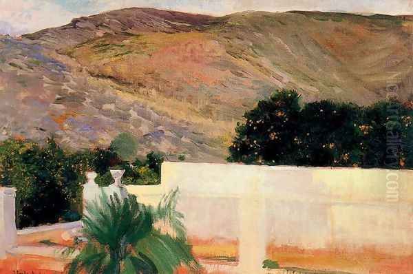 Naranjos, Alcira Oil Painting by Joaquin Sorolla Y Bastida