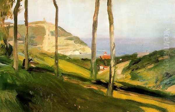 Landcape of San Sebastian Oil Painting by Joaquin Sorolla Y Bastida