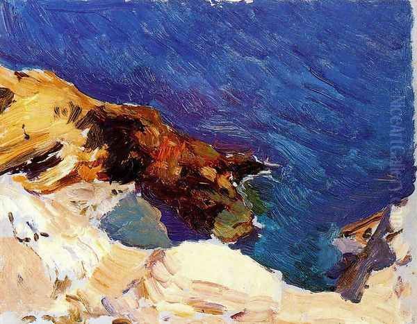 Sea of Jávea Oil Painting by Joaquin Sorolla Y Bastida