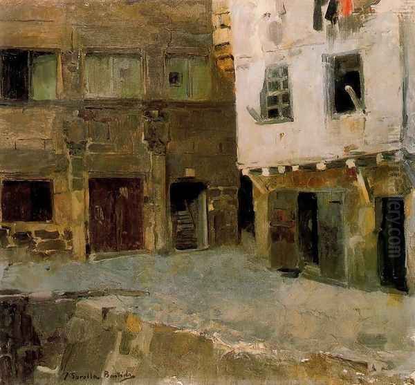 The House of Victor Hugo in Airline Oil Painting by Joaquin Sorolla Y Bastida