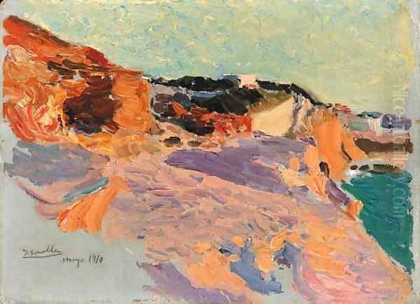 El Rincon de la Victoria, Malaga Oil Painting by Joaquin Sorolla Y Bastida