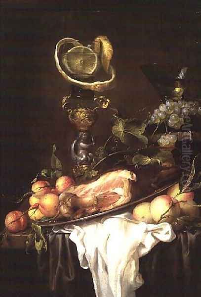 A Pronck still Life Oil Painting by Joris Van Son