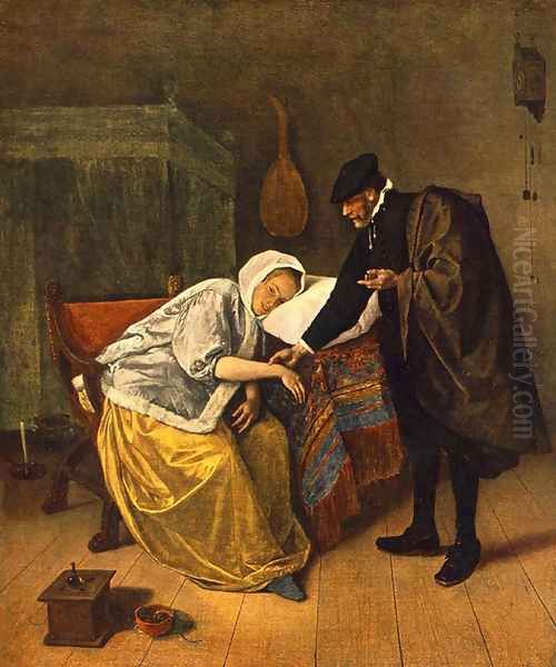 The Doctor and His Patient Oil Painting by Jan Steen