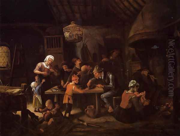 The Lean Kitchen Oil Painting by Jan Steen