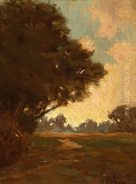 Quiet Evening Oil Painting by Granville Redmond