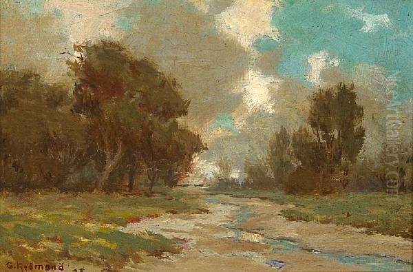 After The Rain Oil Painting by Granville Redmond