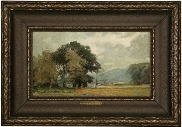 San Mateo Oil Painting by Granville Redmond