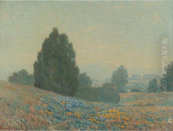 The Hills Of Marin Oil Painting by Granville Redmond