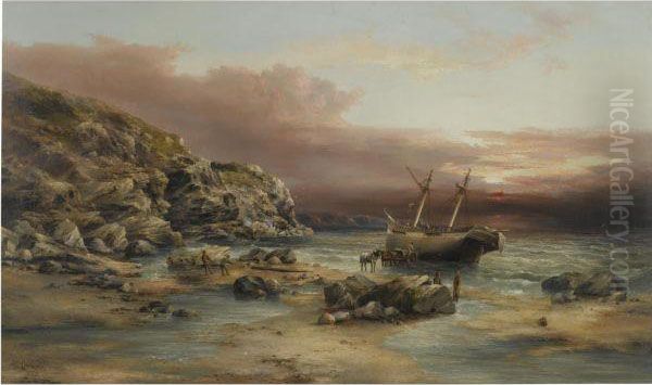 After The Storm Oil Painting by Henry Redmore