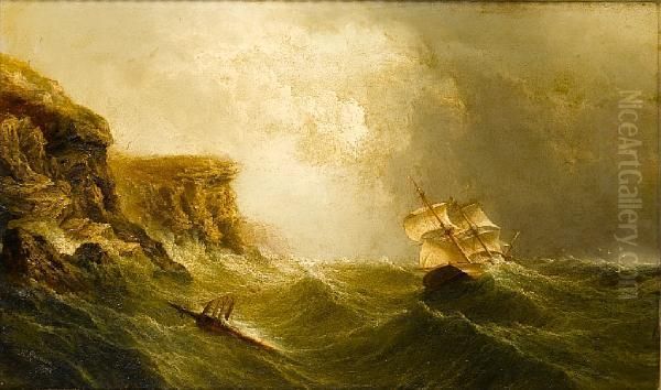 Perilous Waters Oil Painting by Henry Redmore