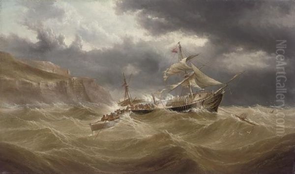 To The Rescue Oil Painting by Henry Redmore