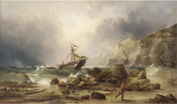 The Stranding Oil Painting by Henry Redmore