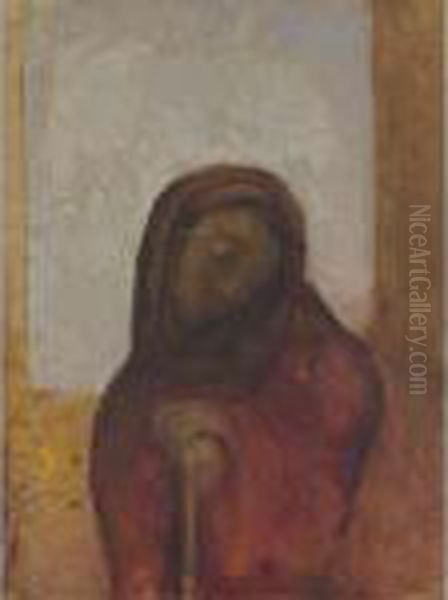 La Desesperance, Dit Aussi La Souffrance Oil Painting by Odilon Redon