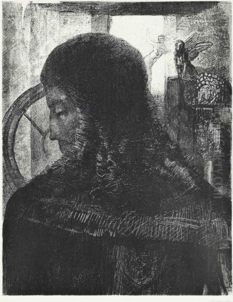 Vieux Chevalier, From: L'album Des Peintre-graveurs Oil Painting by Odilon Redon