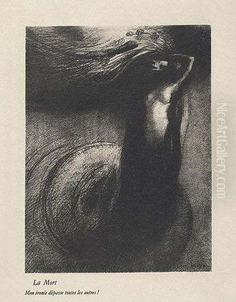 La Tentation De Saint-antoine. Oil Painting by Odilon Redon