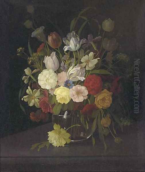 Still life of flowers Oil Painting by Jan Steen