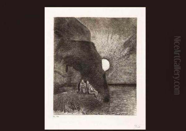 From Les Fluers Du Mal Oil Painting by Odilon Redon