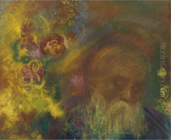 Figure Oil Painting by Odilon Redon