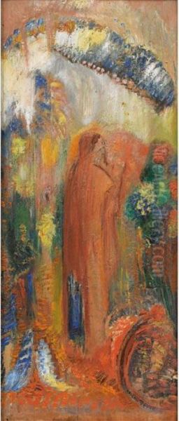 La Predication Oil Painting by Odilon Redon