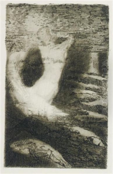 Le Passage D'une Ame (mellerio 21) Oil Painting by Odilon Redon