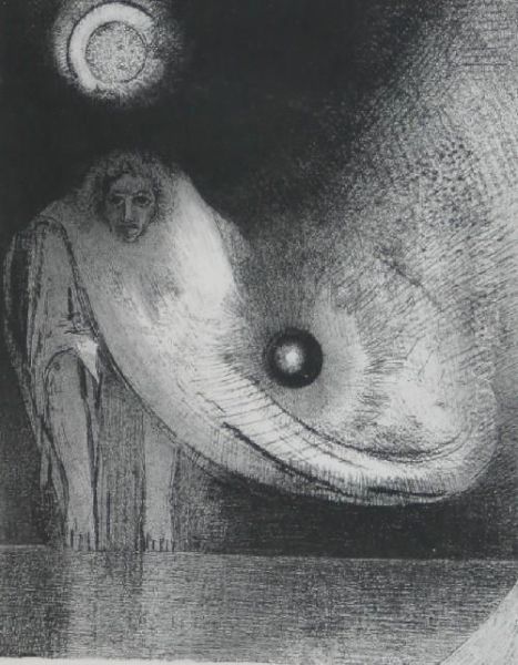 Le Buddha, From The Temptation Of St. Anthony Series Oil Painting by Odilon Redon