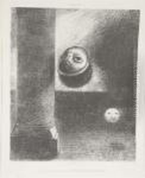 Il Y Eut Aussi Des Etres Embryonnaires (m.54-9) Oil Painting by Odilon Redon