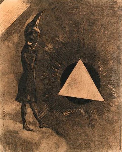 Souci D'absolu... Philosophe Oil Painting by Odilon Redon