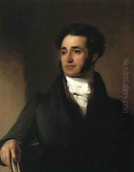 Jared Sparks Oil Painting by Thomas Sully