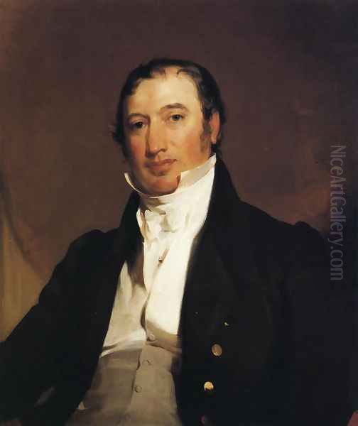 Portrait of William Brown Oil Painting by Thomas Sully