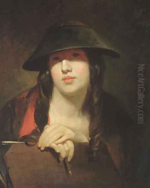 The Student Oil Painting by Thomas Sully