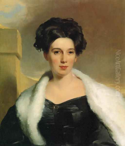 Mary Anne Heide Norris Oil Painting by Thomas Sully