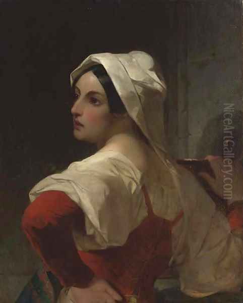 Portrait of a Lady 2 Oil Painting by Thomas Sully