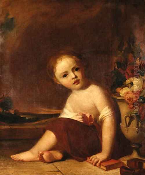 Portrait of a Child Oil Painting by Thomas Sully