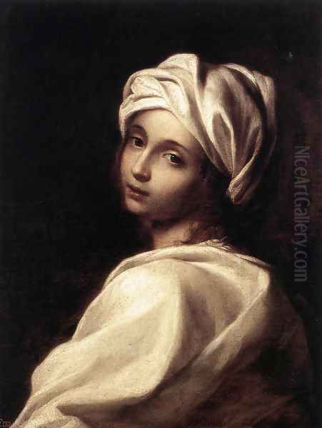 Portrait of Beatrice Cenci c. 1662 Oil Painting by Elisabetta Sirani