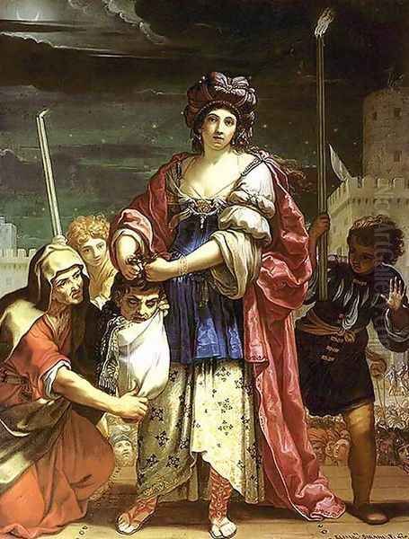 Judith with the Head of Holofernes Oil Painting by Elisabetta Sirani