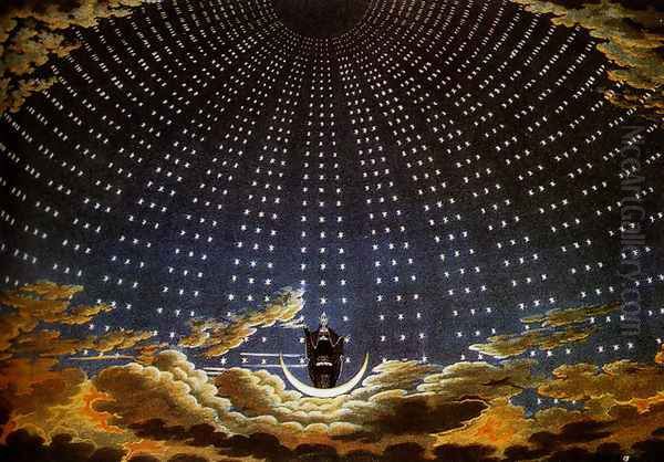 The Queen Of The Night Oil Painting by Karl Friedrich Schinkel