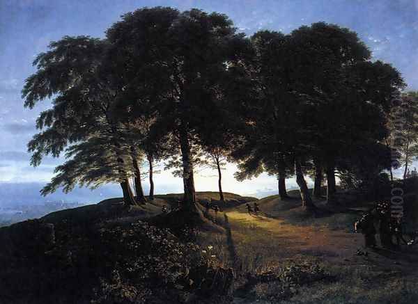 Morning 1813 Oil Painting by Karl Friedrich Schinkel