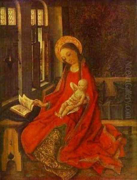 The Virgin With Infant Oil Painting by Martin Schongauer