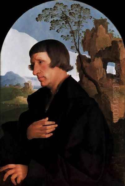 Portrait of a Man Oil Painting by Jan Van Scorel