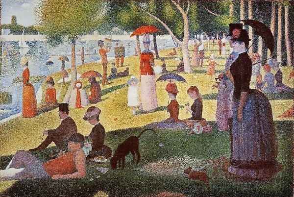 A Sunday Afternoon on the Island of La Grande Jatte Oil Painting by Georges Seurat