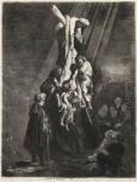 The Descent From The Cross Oil Painting by Rembrandt Van Rijn